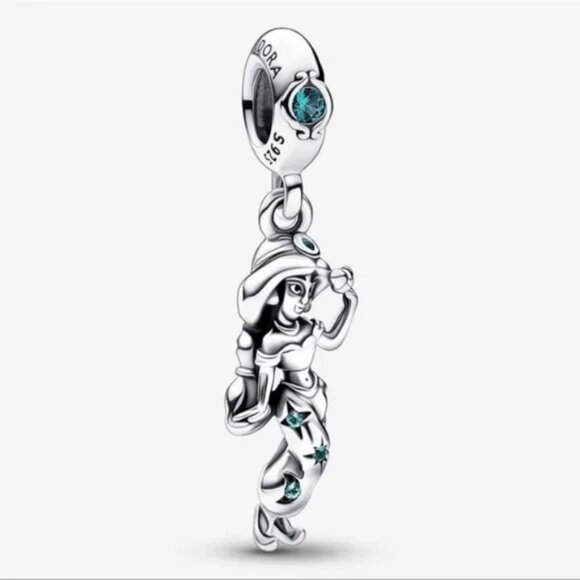 Pandora Disney Aladdin Princess Jasmine Dangle Charm - Picture 1 of 3